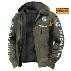 FC Schalke 04 Individueller Name Neue Version Kapuzenjacke