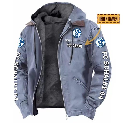 FC Schalke 04 Individueller Name Neue Version Kapuzenjacke