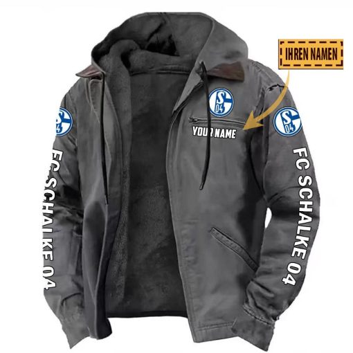 FC Schalke 04 Individueller Name Neue Version Kapuzenjacke FC Schalke 04 Individueller Name Neue Version Kapuzenjacke