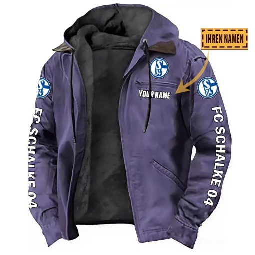 FC Schalke 04 Individueller Name Neue Version Kapuzenjacke FC Schalke 04 Individueller Name Neue Version Kapuzenjacke