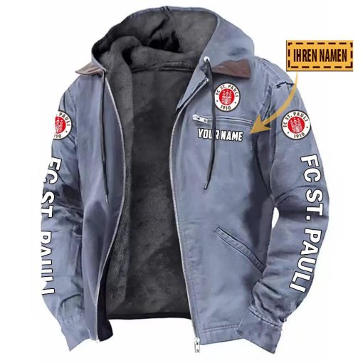 FC St. Pauli Individueller Name Neue Version Kapuzenjacke FC St. Pauli Individueller Name Neue Version Kapuzenjacke
