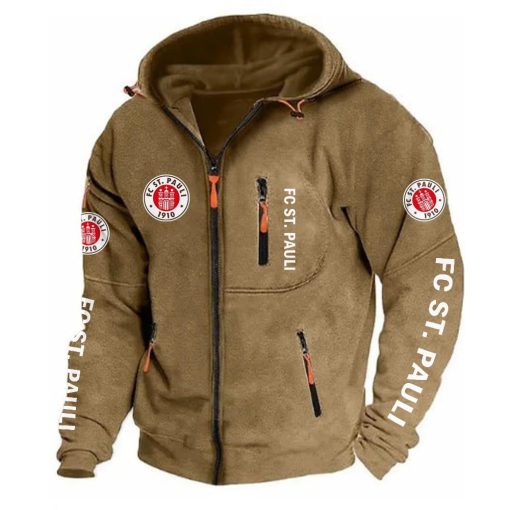 FC St. Pauli Neue Version Zip-Up-Jacke FC St. Pauli Neue Version Zip-Up-Jacke