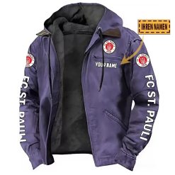 FC St. Pauli Individueller Name Neue Version Kapuzenjacke