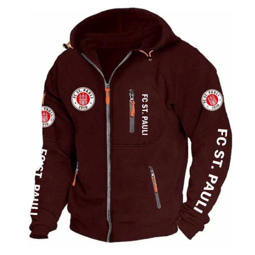 FC St. Pauli Neue Version Zip-Up-Jacke FC St. Pauli Neue Version Zip-Up-Jacke