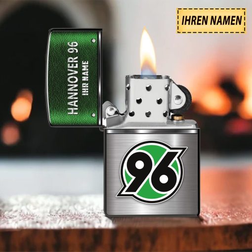 Hannover 96 Individueller Name Neues Design Zippo-Feuerzeug
