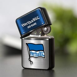 Hertha BSC Individueller Name Neues Design Zippo-Feuerzeug