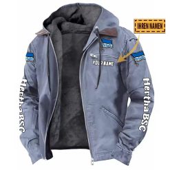 Hertha BSC Individueller Name Neue Version Kapuzenjacke