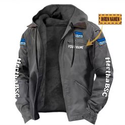 Hertha BSC Individueller Name Neue Version Kapuzenjacke