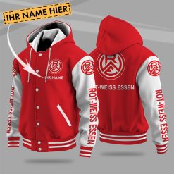 Rot-Weiss Essen Individueller Name Neue Edition College Hoodie