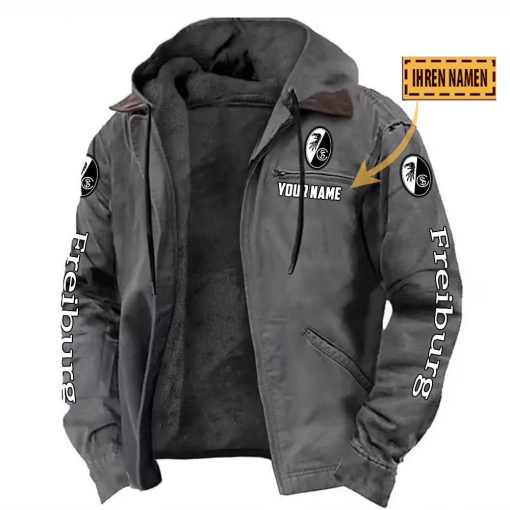 SC Freiburg Individueller Name Neue Version Kapuzenjacke