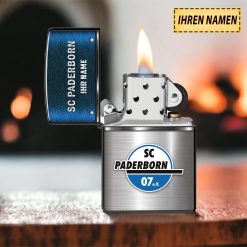 SC Paderborn 07 Individueller Name Neues Design Zippo-Feuerzeug