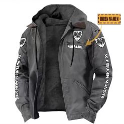 SC Preußen Münster Individueller Name Neue Version Kapuzenjacke