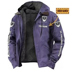 SC Preußen Münster Individueller Name Neue Version Kapuzenjacke