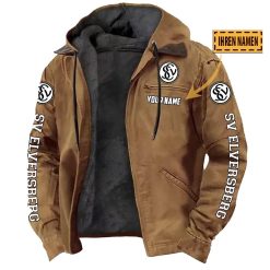SV Elversberg Individueller Name Neue Version Kapuzenjacke