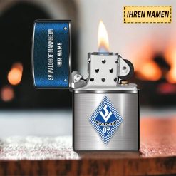 SV Waldhof Mannheim 07 Individueller Name Neues Design Zippo-Feuerzeug