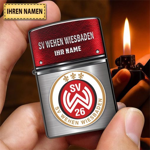 SV Wehen Wiesbaden Individueller Name Neues Design Zippo-Feuerzeug