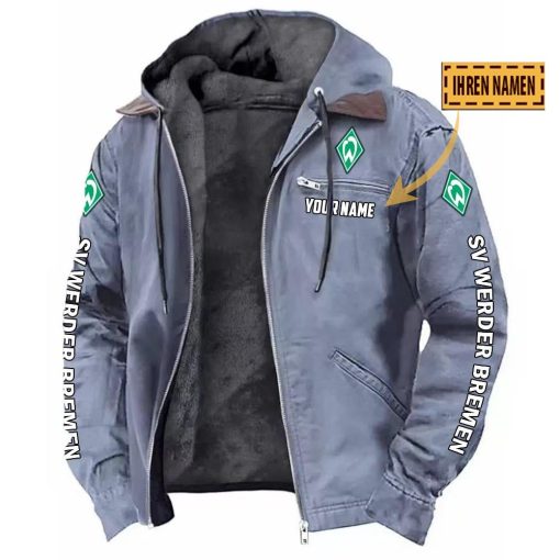 SV Werder Bremen Individueller Name Neue Version Kapuzenjacke SV Werder Bremen Individueller Name Neue Version Kapuzenjacke