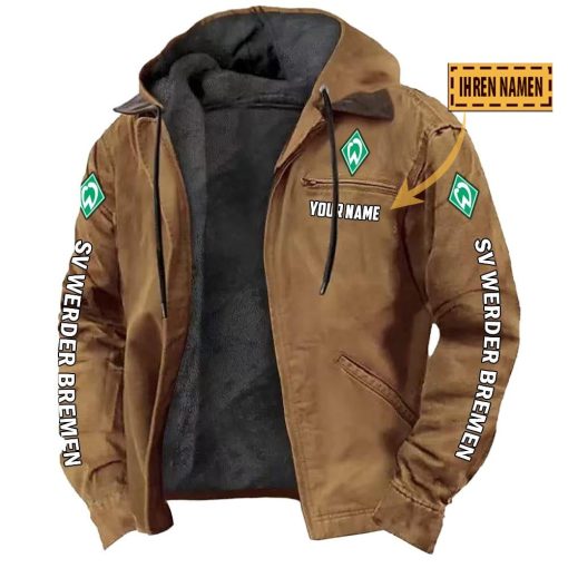 SV Werder Bremen Individueller Name Neue Version Kapuzenjacke SV Werder Bremen Individueller Name Neue Version Kapuzenjacke