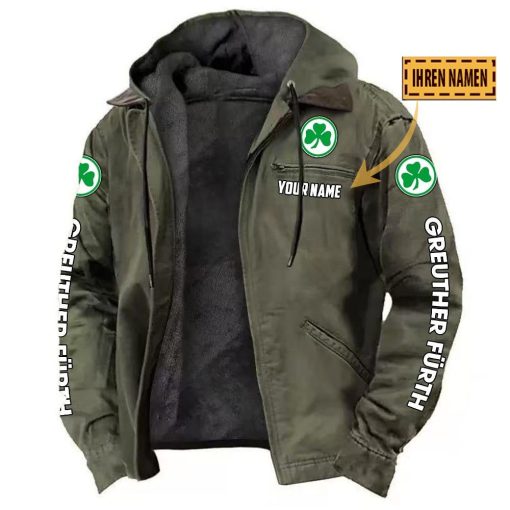 SpVgg Greuther Fürth Individueller Name Neue Version Kapuzenjacke
