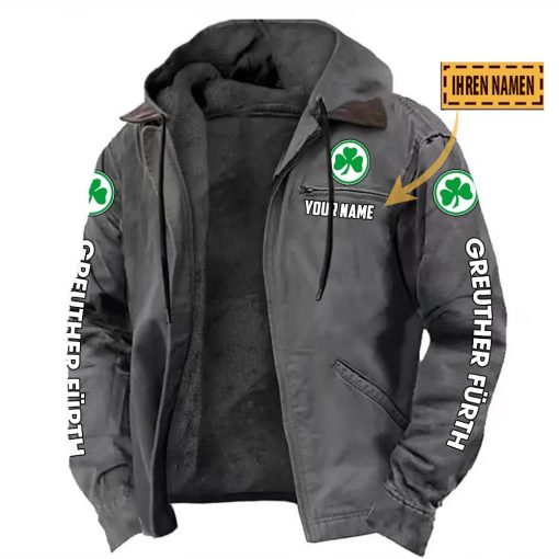 SpVgg Greuther Fürth Individueller Name Neue Version Kapuzenjacke SpVgg Greuther Fürth Individueller Name Neue Version Kapuzenjacke