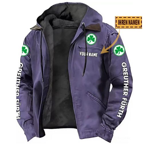 SpVgg Greuther Fürth Individueller Name Neue Version Kapuzenjacke SpVgg Greuther Fürth Individueller Name Neue Version Kapuzenjacke