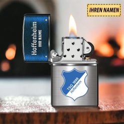 TSG 1899 Hoffenheim Individueller Name Neues Design Zippo-Feuerzeug