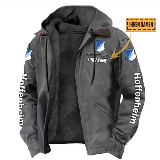 TSG 1899 Hoffenheim Individueller Name Neue Version Kapuzenjacke TSG 1899 Hoffenheim Individueller Name Neue Version Kapuzenjacke
