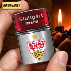 VfB Stuttgart Individueller Name Neues Design Zippo-Feuerzeug