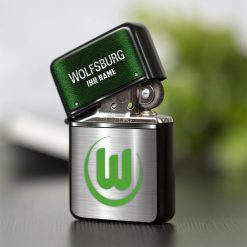 VfL Wolfsburg Individueller Name Neues Design Zippo-Feuerzeug