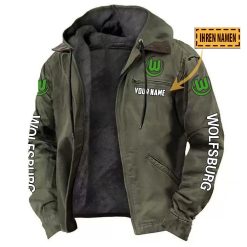 VfL Wolfsburg Individueller Name Neue Version Kapuzenjacke