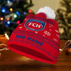1. FC Heidenheim Individueller Name Neue Version Weihnachtsmütze