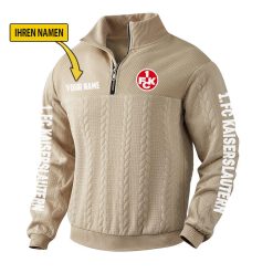 1. FC Kaiserslautern Fan Edition Strick-Sweatshirt – Individueller Name