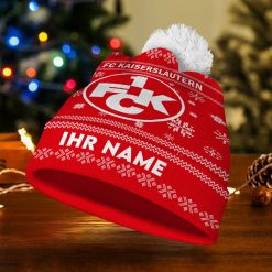 1. FC Kaiserslautern Individueller Name Neue Version Weihnachtsmütze