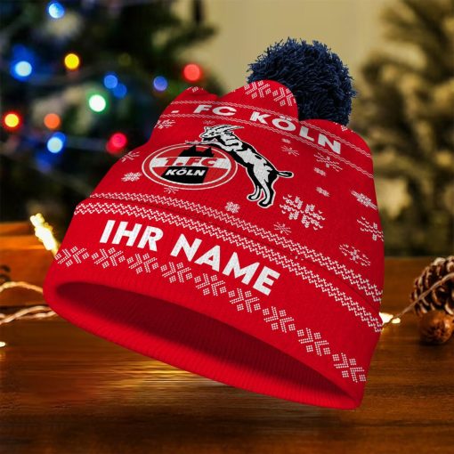 1. FC Köln Individueller Name Neue Version Weihnachtsmütze 1. FC Köln Individueller Name Neue Version Weihnachtsmütze