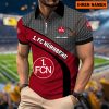 1. FC Nürnberg Individueller Name Neues Modell – Reißverschluss Poloshirt