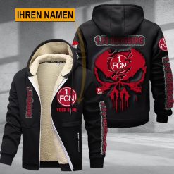 1. FC Nürnberg – Individueller Name Neues Design Reißverschlussjacke 1. FC Nürnberg – Individueller Name Neues Design Reißverschlussjacke
