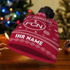 1. FC Nürnberg Individueller Name Neue Version Weihnachtsmütze