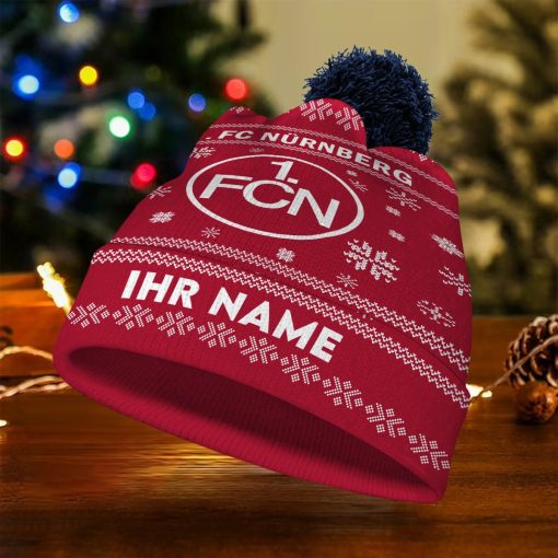 1. FC Nürnberg Individueller Name Neue Version Weihnachtsmütze 1. FC Nürnberg Individueller Name Neue Version Weihnachtsmütze
