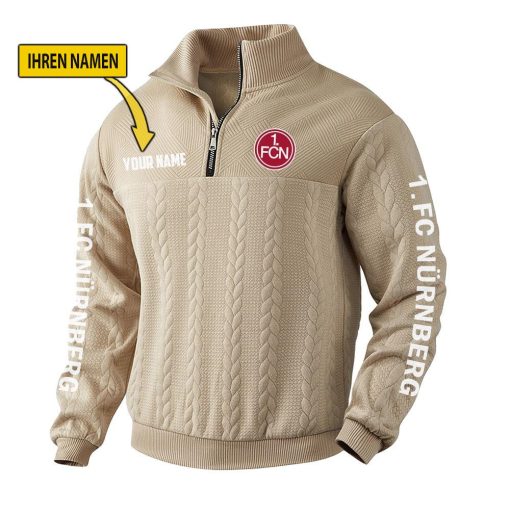 1. FC Nürnberg Fan Edition Strick-Sweatshirt – Individueller Name 1. FC Nürnberg Fan Edition Strick-Sweatshirt – Individueller Name