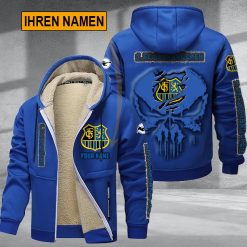 1. FC Saarbrücken – Individueller Name Neues Design Reißverschlussjacke
