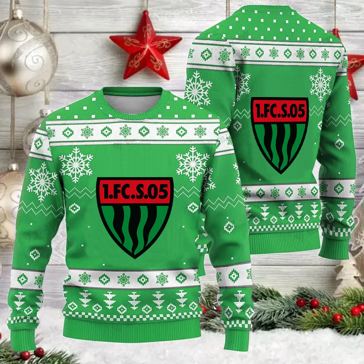 Jetzt neu: 1. FC Schweinfurt 05 Weihnachtspullover Jetzt neu: 1. FC Schweinfurt 05 Weihnachtspullover