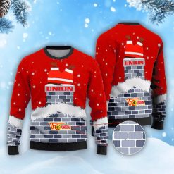 Neues Modell: 1. FC Union Berlin Weihnachtspullover mit Weihnachtsmann-Motiv