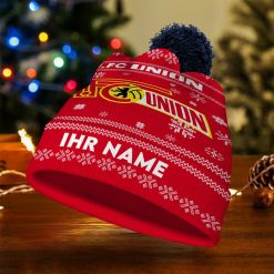 1. FC Union Berlin Individueller Name Neue Version Weihnachtsmütze