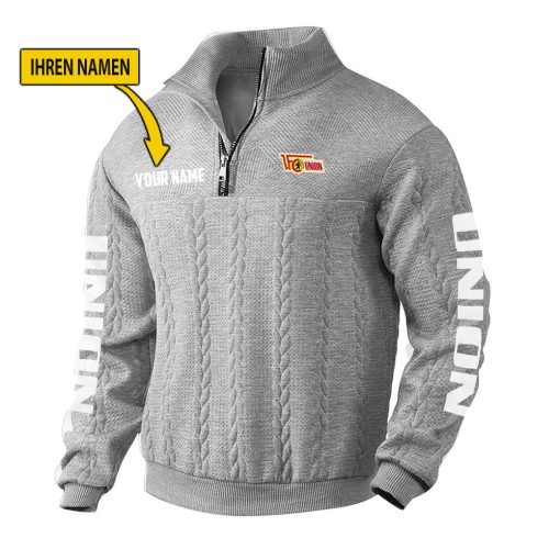 1. FC Union Berlin Fan Edition Strick-Sweatshirt – Individueller Name 1. FC Union Berlin Fan Edition Strick-Sweatshirt – Individueller Name