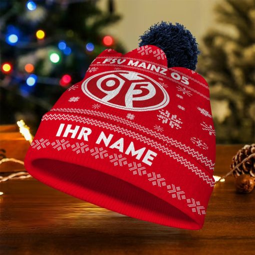 1. FSV Mainz 05 Individueller Name Neue Version Weihnachtsmütze 1. FSV Mainz 05 Individueller Name Neue Version Weihnachtsmütze