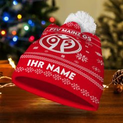 1. FSV Mainz 05 Individueller Name Neue Version Weihnachtsmütze