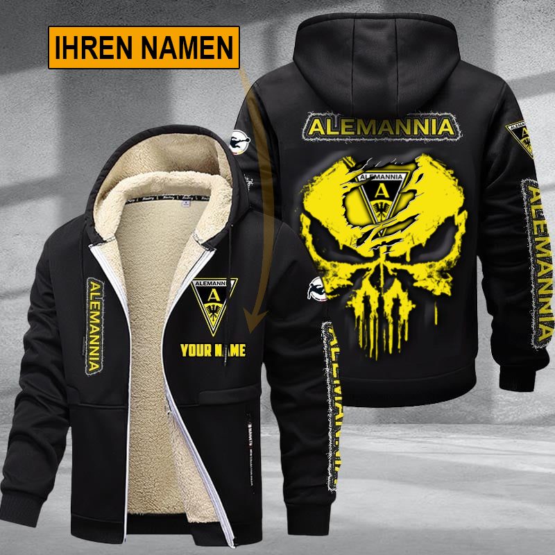 Alemannia Aachen – Individueller Name Neues Design Reißverschlussjacke Alemannia Aachen – Individueller Name Neues Design Reißverschlussjacke
