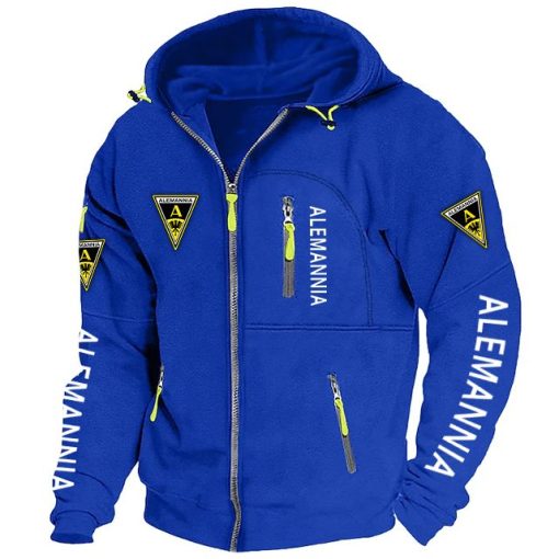 Alemannia Aachen Neue Version Zip-Up-Jacke Alemannia Aachen Neue Version Zip-Up-Jacke