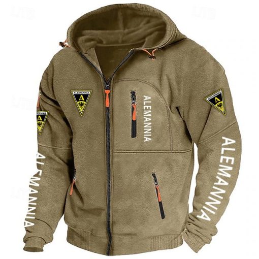 Alemannia Aachen Neue Version Zip-Up-Jacke Alemannia Aachen Neue Version Zip-Up-Jacke