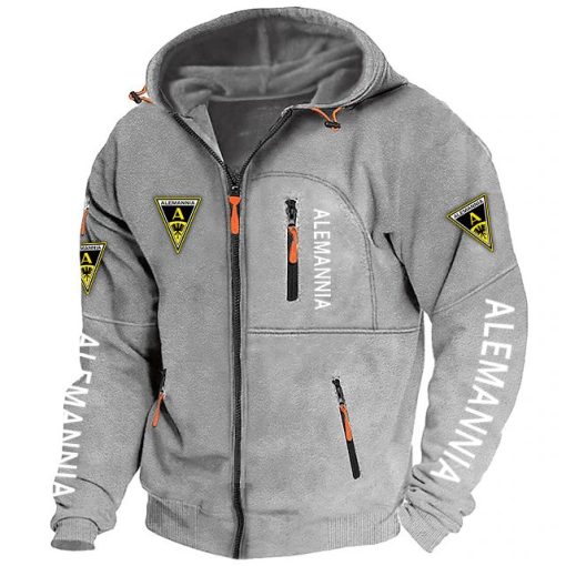Alemannia Aachen Neue Version Zip-Up-Jacke Alemannia Aachen Neue Version Zip-Up-Jacke